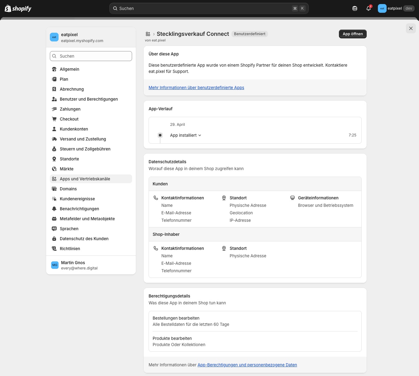 Shopify – Screenshot 1